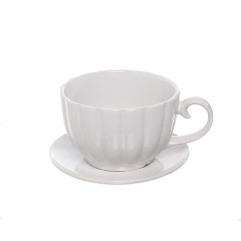 Cup with Saucer White