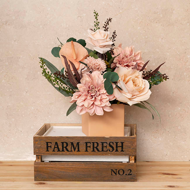 Mini Posy Box Matte Autolock Base Pk25 Nectar