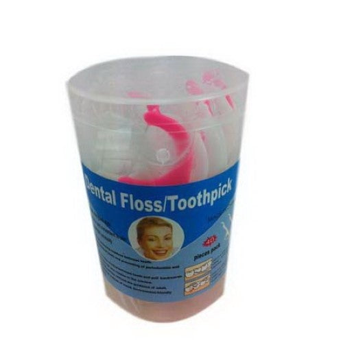 Pack of 12 Tooth Floss with 40 strands each for effective plaque removal and superior dental hygiene.