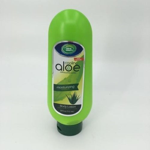 18OZ Cooling Aloe Vera Lotion in a Pack of 12, ideal for deep hydration and soothing skin for all skin types.
