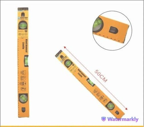 Pack of 6 durable 500MM levelling instruments for precision alignment in construction and DIY projects.