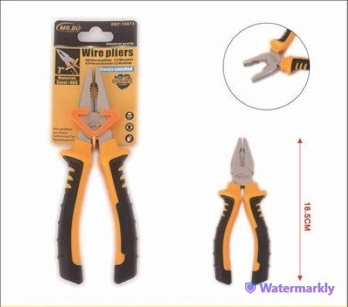 7-inch pliers pack of 6, ideal for gripping, bending, and cutting with ergonomic design for comfort and durability.