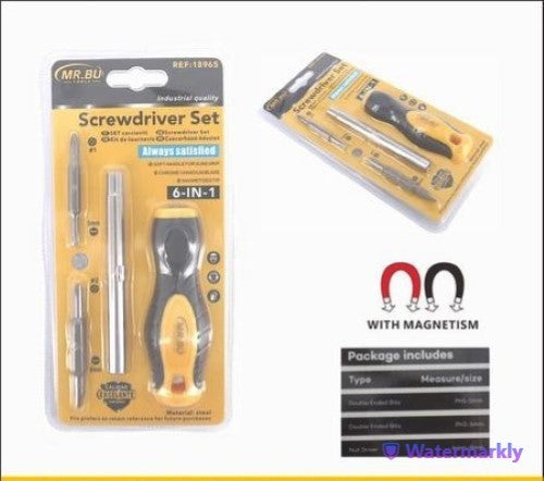 Screwdriver Set (6pcs) - Pack of 12