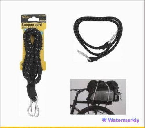 Pack of 12 durable 10MM*150CM bungee straps, ideal for securing cargo during transport and outdoor storage.