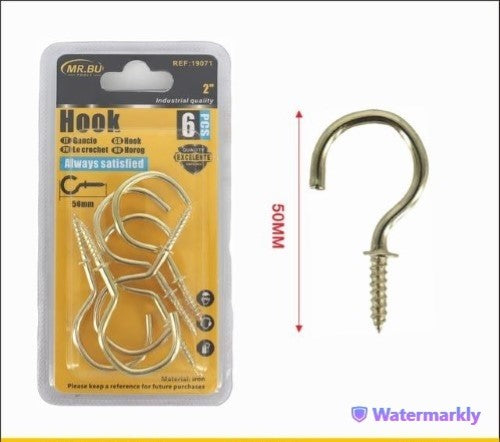 Durable 2-inch hooks in a pack of 12, perfect for organizing and decorating in any space.