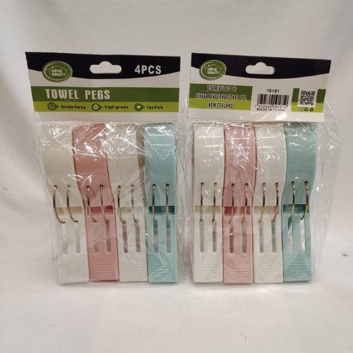 Four quilt clamps in a pack of six, designed for secure fabric grip and precise seams in quilting projects.