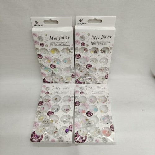 Nail Art Rhinestones - Pack of 12