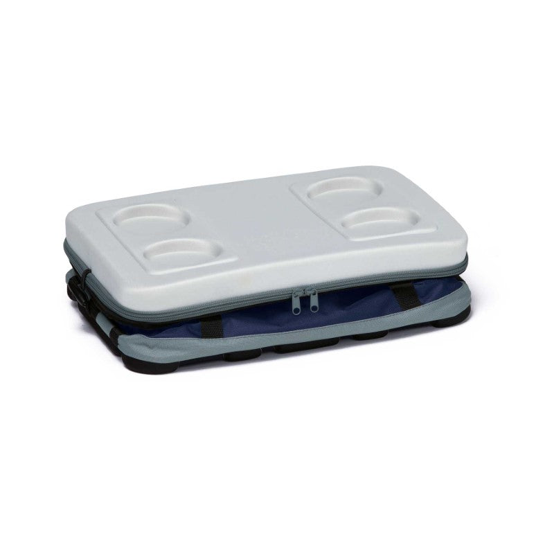 EVA Big Chill Cooler in Black/Dark Grey with 33L capacity, leak-proof lining, bottle holders, and collapsible design for outdoor trips.