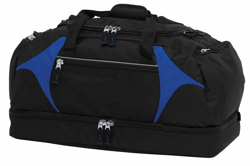 Spliced Zenith Sports Bag - Black/Blue