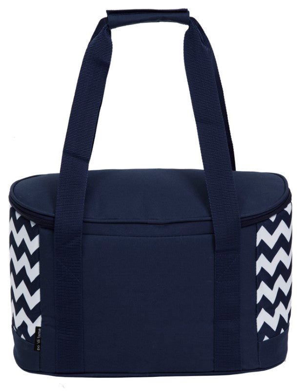 Oasis Chevron Cooler - Dark Blue/White