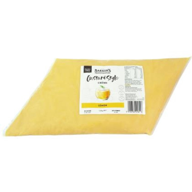 CUSTARD STYLE CREME LEMON D/FG/F - Barkers - 1.25KG