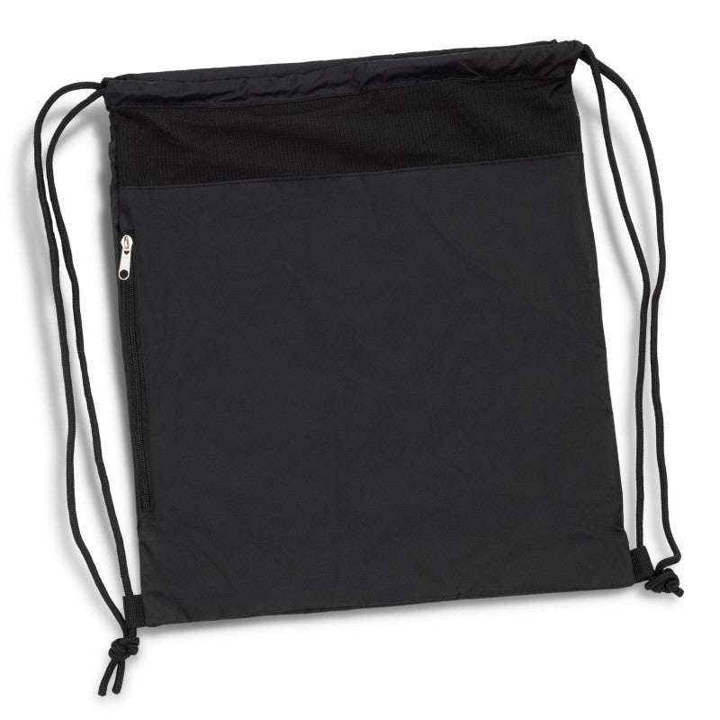 Drawstring Backpack - Streak Black (Set of 10)