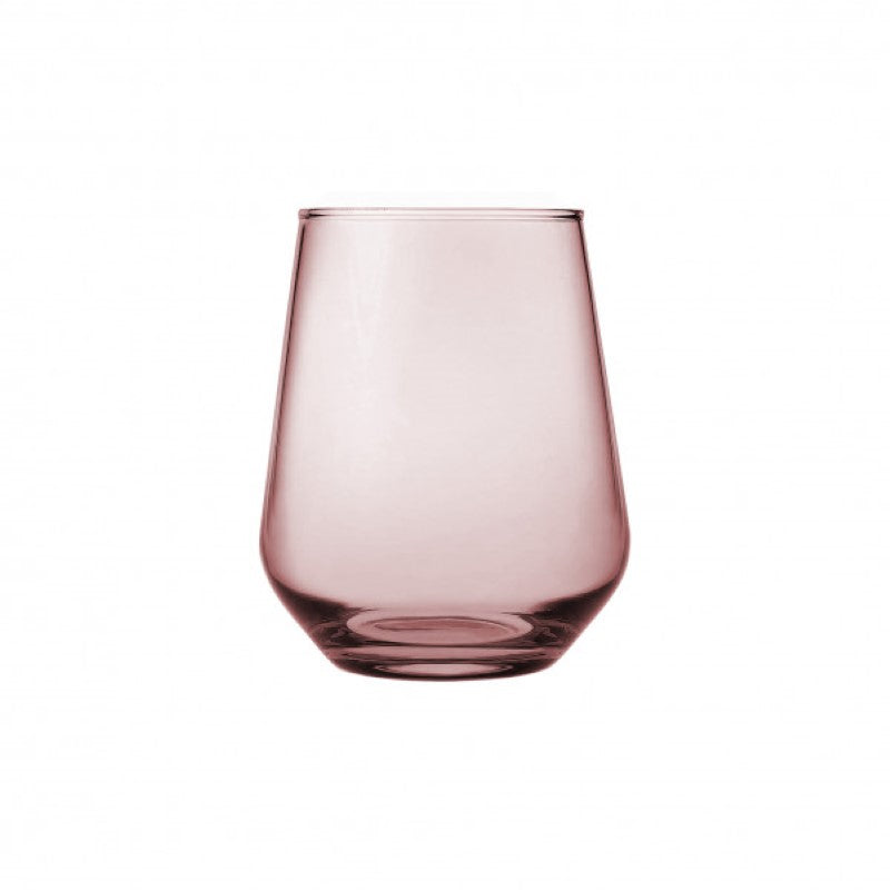 Pasabahce Allegra Old Fashioned 425ml Pink - Set 6