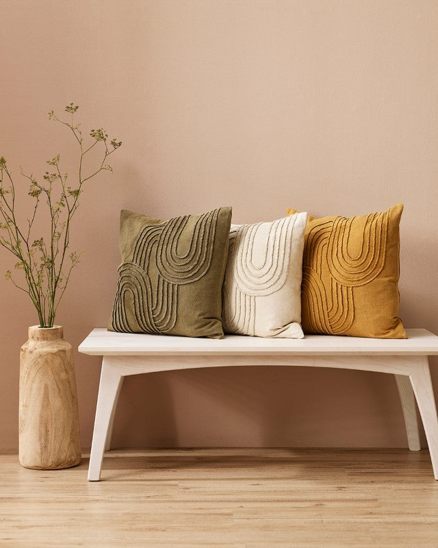 Gatsby Cushion - Olive 50x50cm - OLLO