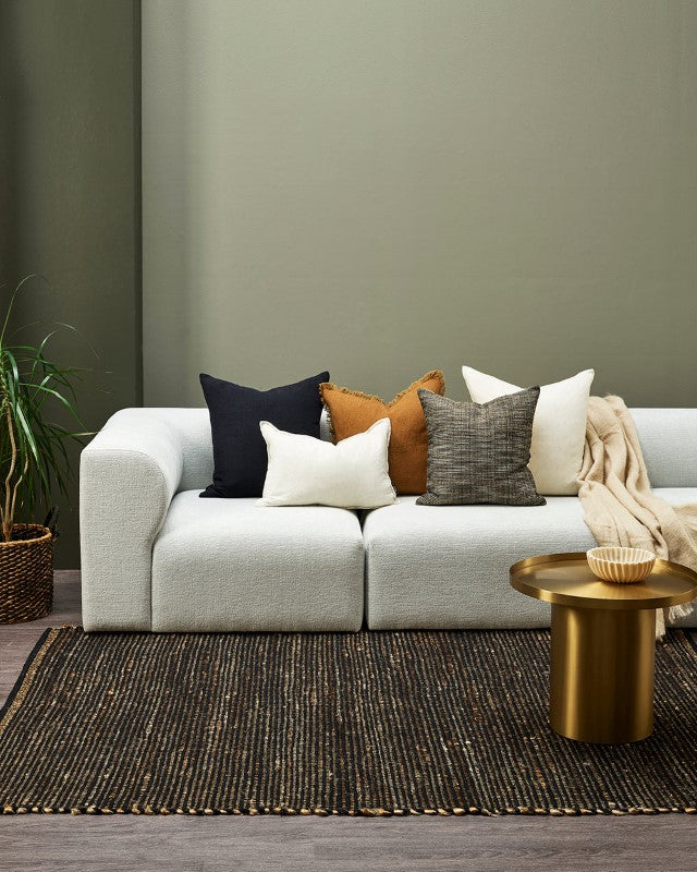 Marbella Cushion - Black 50x50cm - OLLO