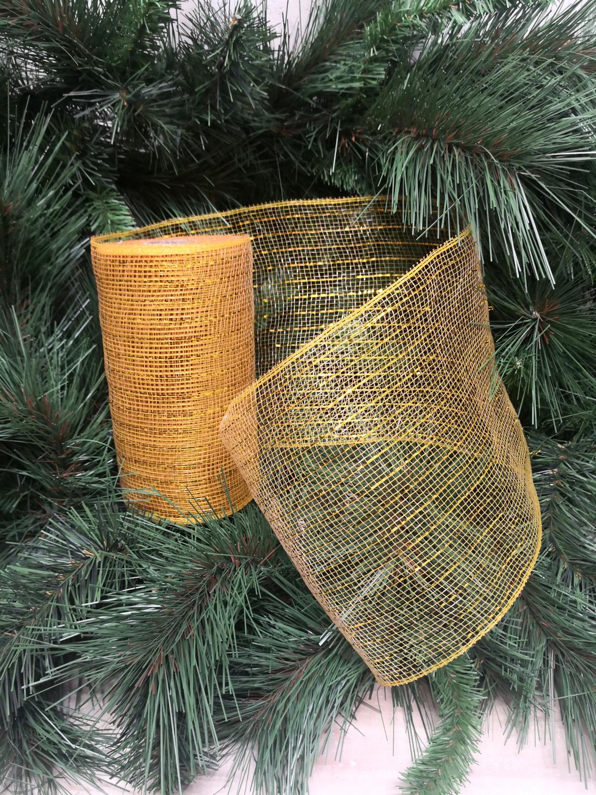 Vibrant 15cm x 10 Yard mesh garland roll, ideal for crafting, decorations, and events like weddings and parties.