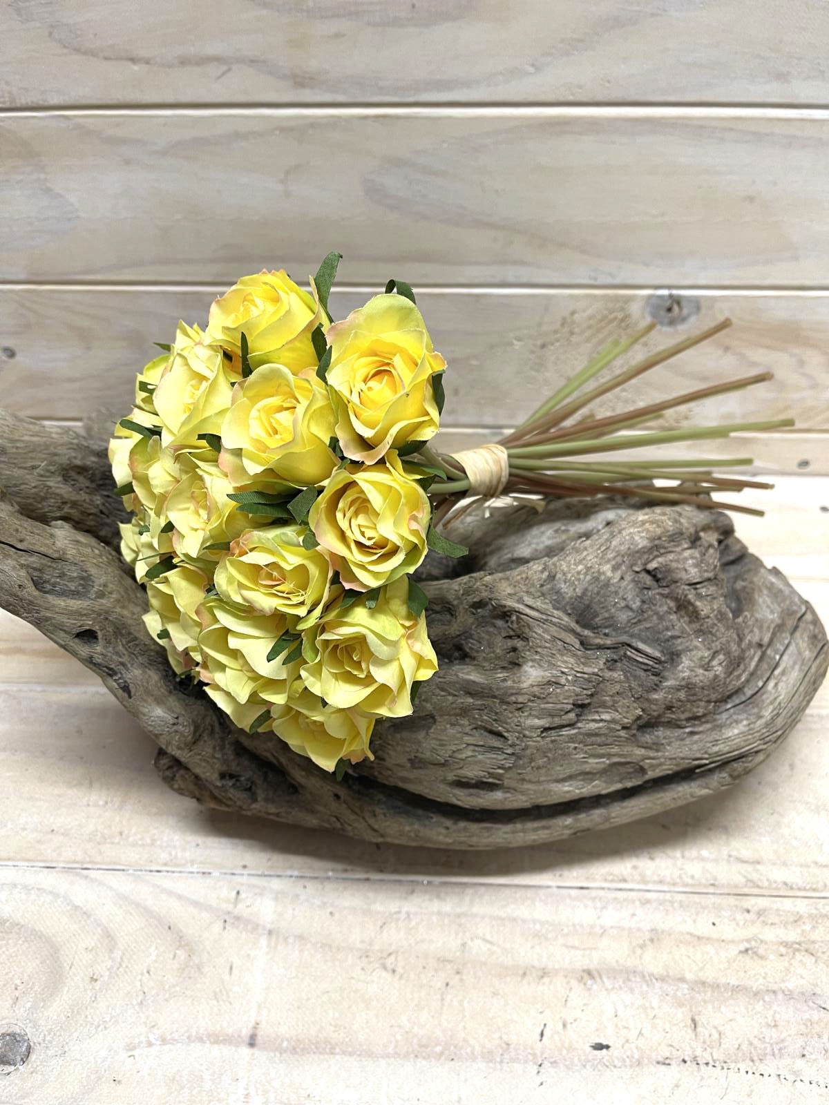 Lifelike set of 20 artificial rose bud posies, perfect for decor, arrangements, and low-maintenance floral displays.