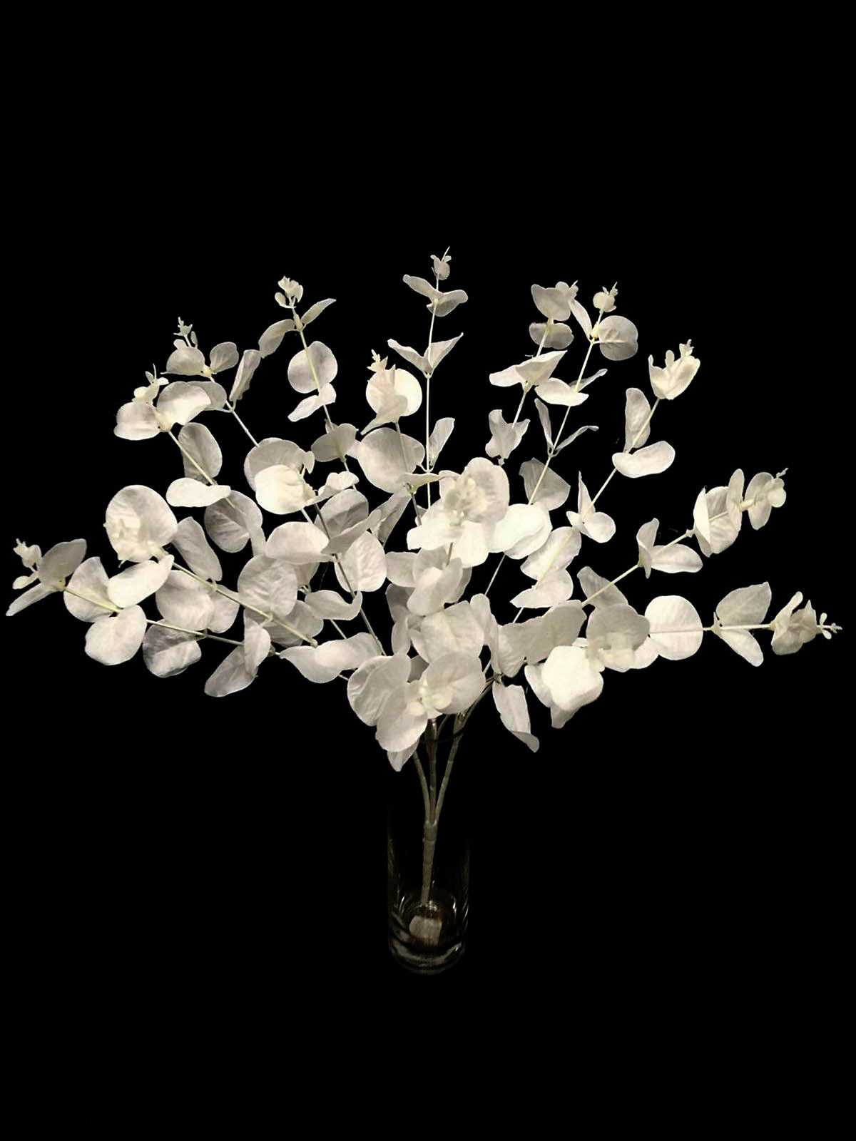 Artificial Eucalyptus Bush with lush green foliage, perfect for versatile home decor and hassle-free arrangements.