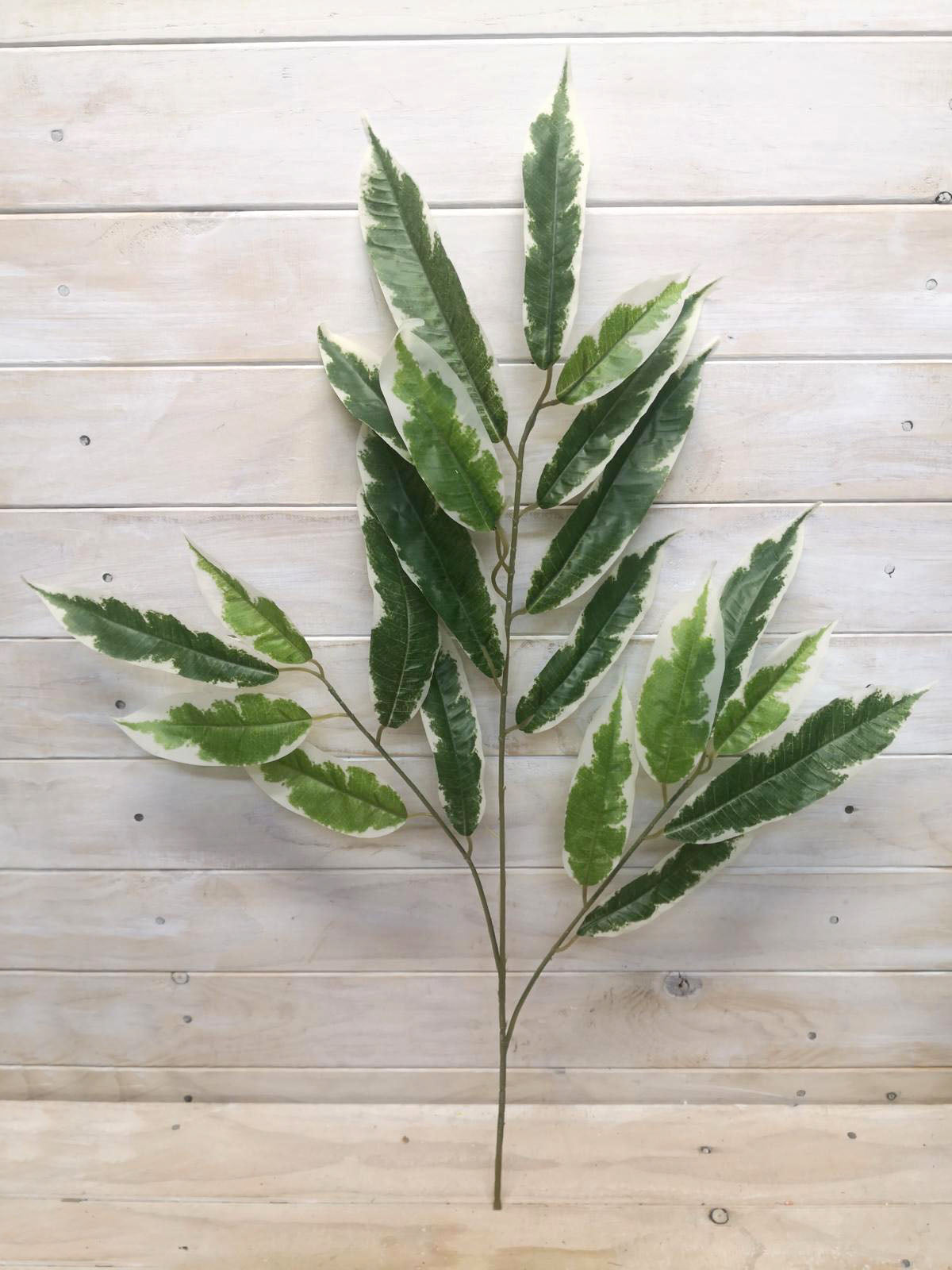 Artificial Leaf – Varigated Mango Leaf Spray