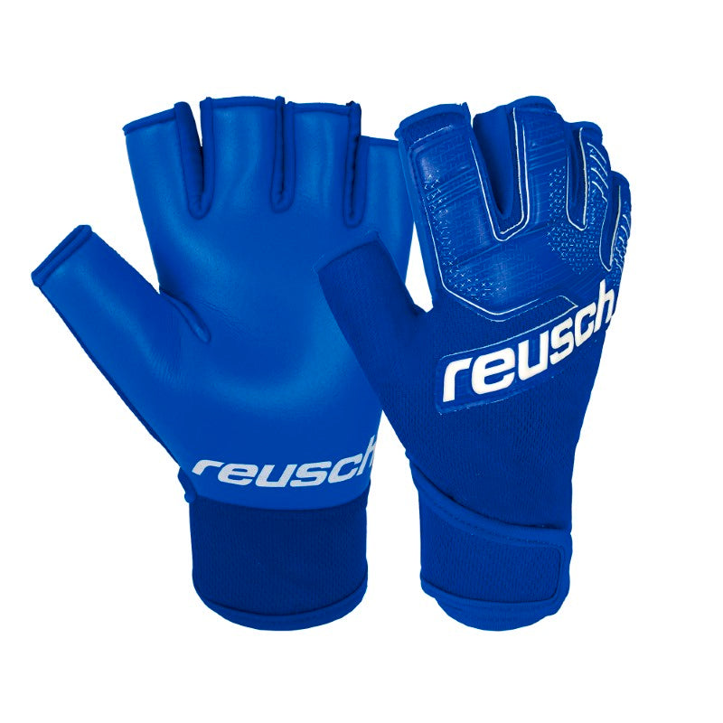 Goalkeepers Gloves - Reusch Futsal Grip - Blue - Size 7