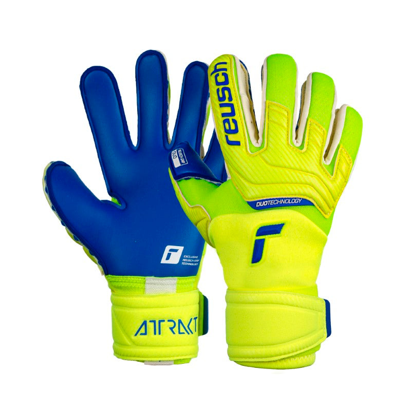 Goalkeepers Gloves - Reusch Attrakt Duo - Size 8