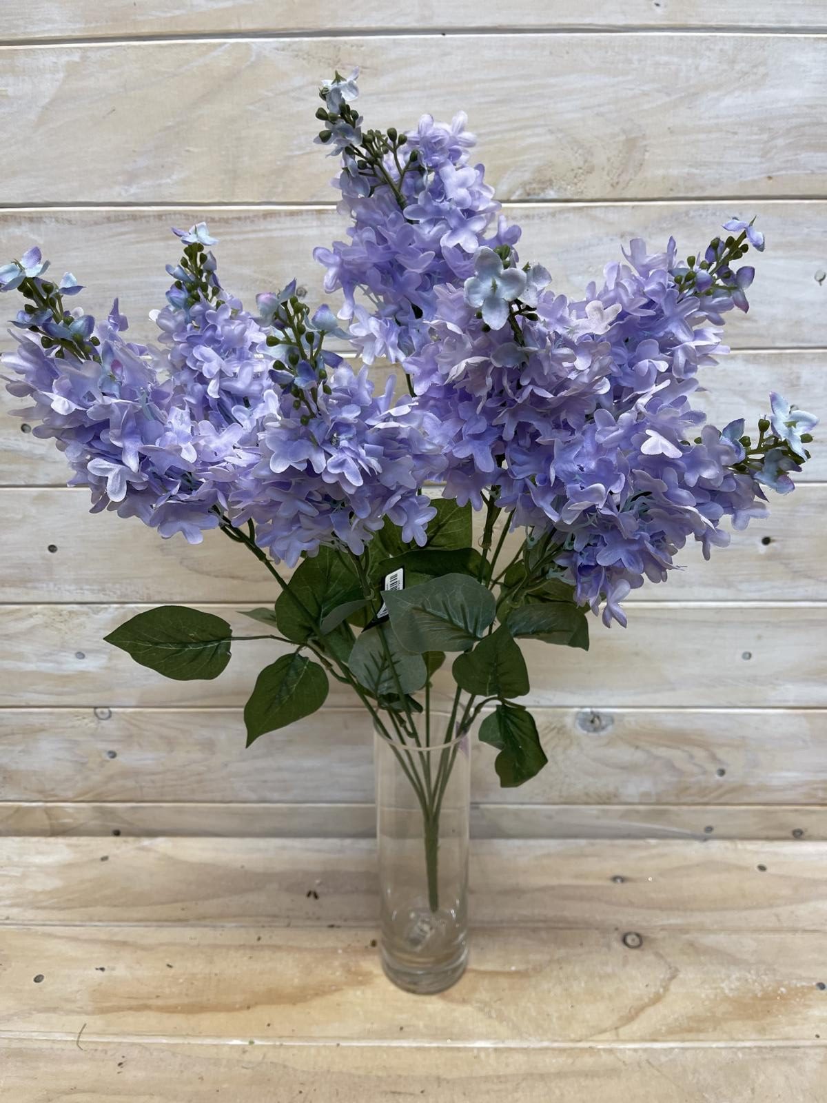 Lifelike large artificial hyacinths bush in vibrant colors, perfect for elegant home decor and low-maintenance arrangements.