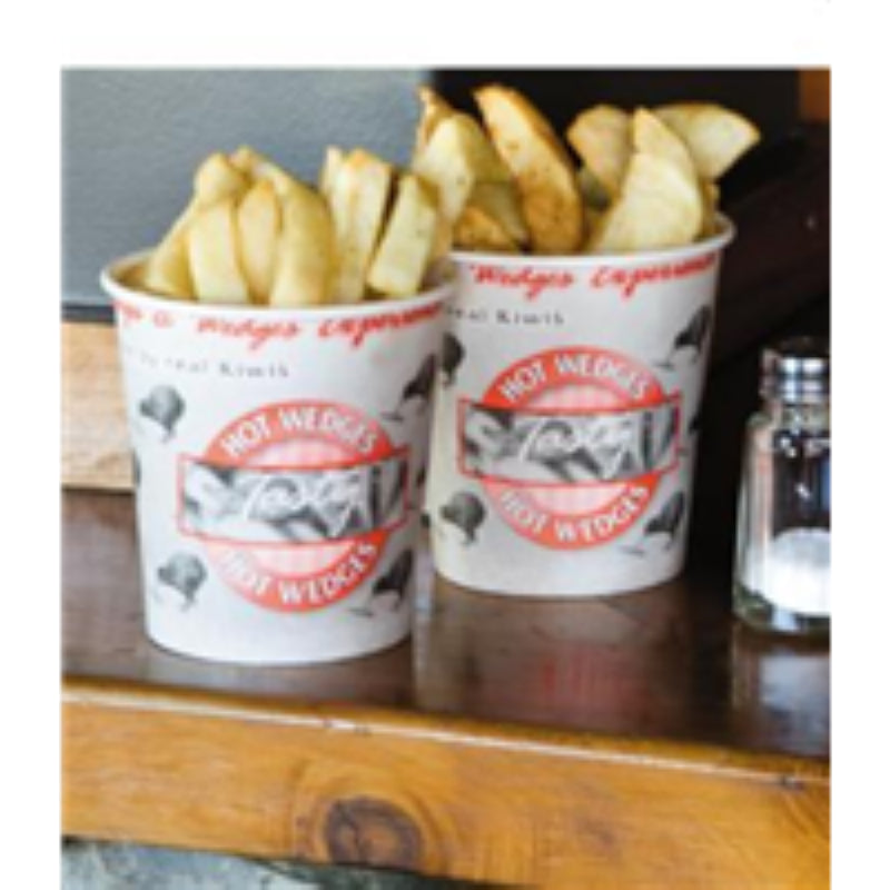 Cup Hot Chip Wedge NZ 12oz - Unipak - 20X50PC