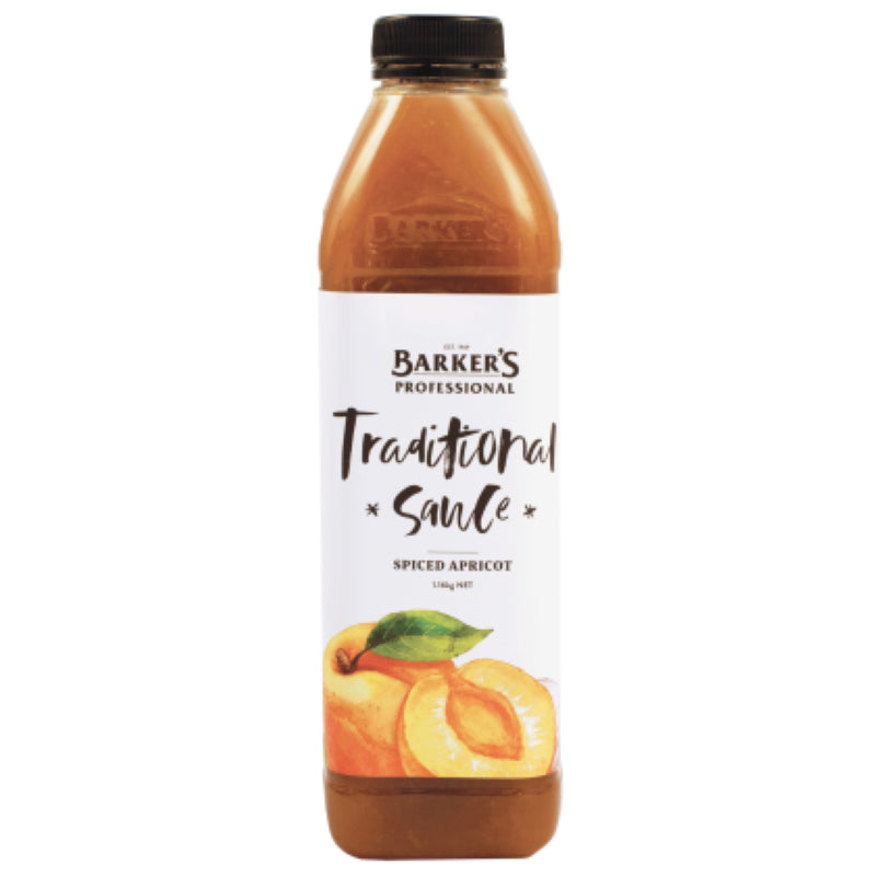 Sauce Apricot Spiced - Barkers - 1.16KG