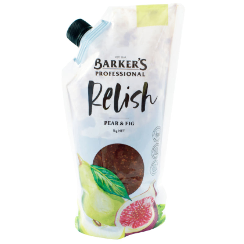 Relish Pear Fig - Barkers - 1KG