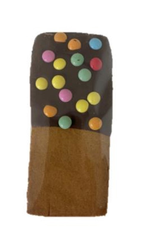 Biscuit Rainbow Dot Gingerbrd52G - Molly Woppy - 2X12PC