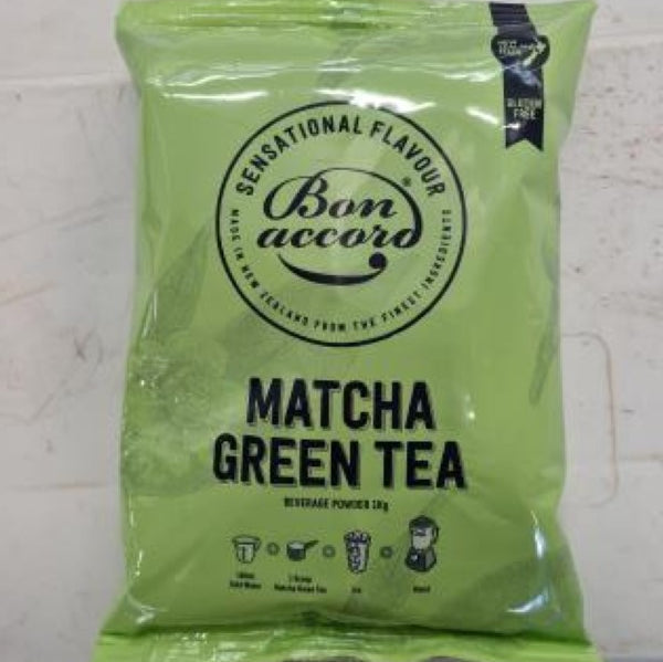 Frappe, Smoothie & Shake Mix Japanese Matcha Green Tea - Bon Accord - 1KG