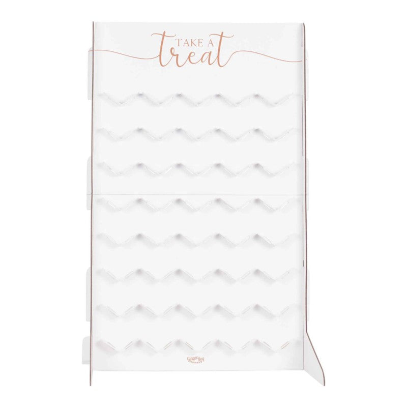 Botanical Wedding Macaroon Stand Card 78cm (H) x 37cm (W)