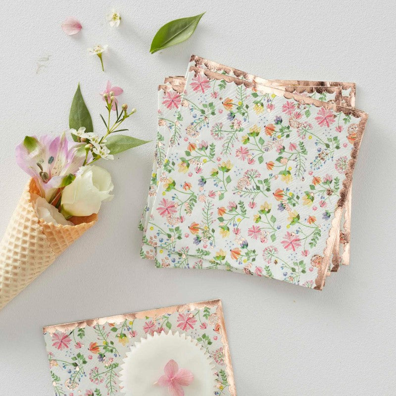 Ditsy Floral Napkins - Pack of 16