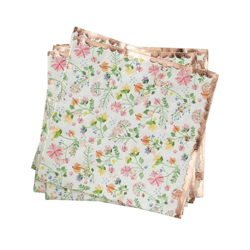 Ditsy Floral Napkins - Pack of 16