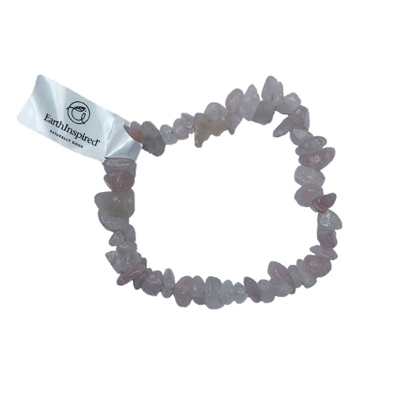 Rose Quartz 5mm Chip Bracelet Display Box - Pack of 25