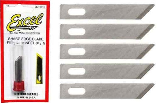Light duty #1 Angled Chisel replacement blade #5 for precision crafting and versatile use on various materials.