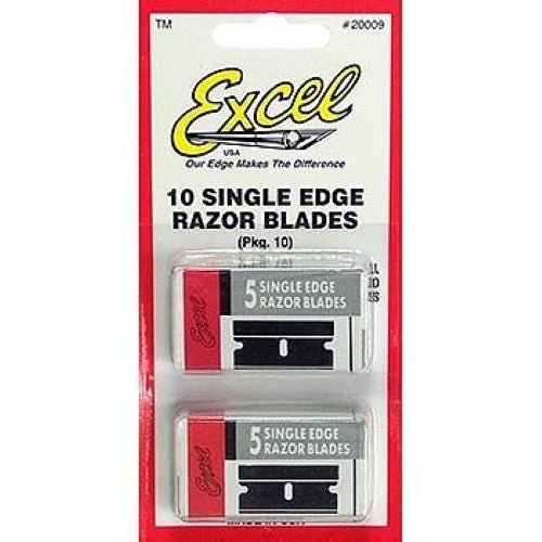 Hobby Tool - Single Edged Razor Blades Pk10