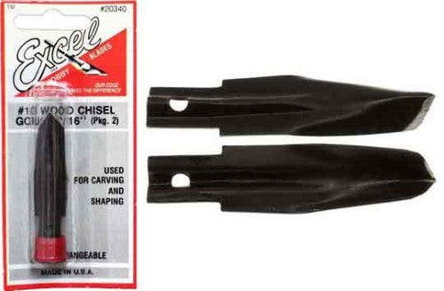 Hobby Tool - W/Carving V Gouge 3/8" PK2