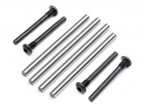 HPI Racing gRS4 Hinge Pin Set for enhanced durability and performance in RC car racing. Easy to install and precision-engineered.