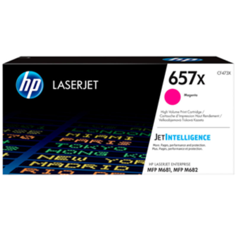 HP 657X High Yield Magenta Original LaserJet Toner Cartridge