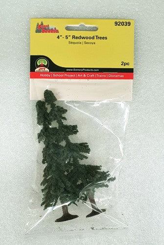 Hobby Model Scenery - 100-125mm Redwood Trees (2)