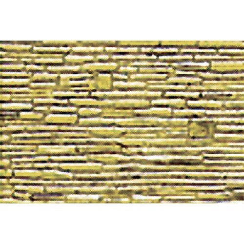 Realistic coarse stone sheets for O-scale models, enhancing dioramas and landscapes with textured detail.