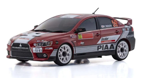 Kyosho MA-020 Lancer Evo X, a Mini-Z AWD model with advanced features for optimized handling and thrilling drift racing.