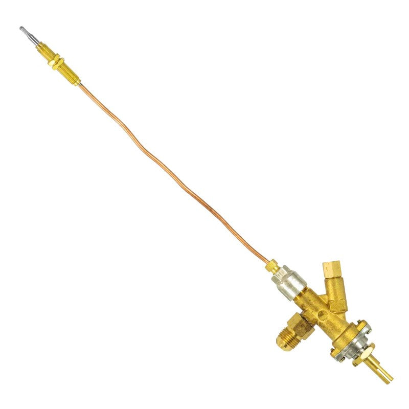 Gas Smoker Brass Control Valve with Thermocouple (Current Model)