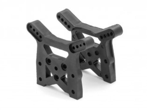 Maverick QntmMT/XT/+ Shock Tower set, essential upgrade for RC vehicles, enhances stability and performance with two durable towers.