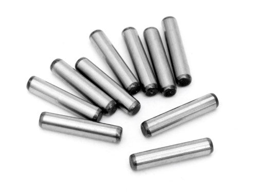 Maverick 2x10mm pins (10-pack) for durable and precise assembly in remote control models.