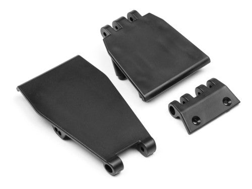 High-quality Maverick TW Skid Plate for front and rear, enhancing durability and protection during RC adventures.