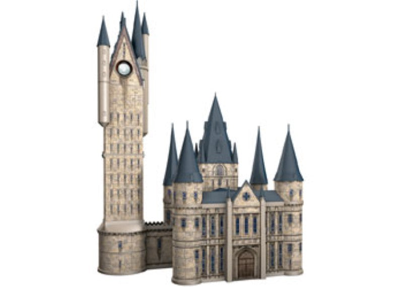 3D puzzle of Hogwarts Astronomy Tower with 540 detailed plastic pieces, perfect for Harry Potter fans and collectors.