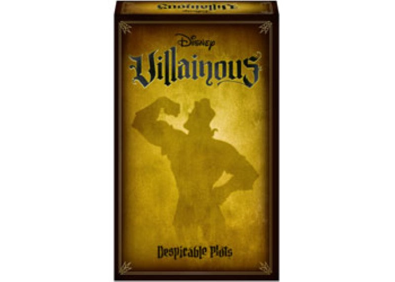 Disney Villainous Despicable Plots Game Expansion featuring iconic villains like Maleficent and Jafar for strategic family fun.