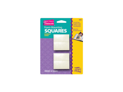 Hobby Glue / Adhesive -Foam Squares (64)(use11750006